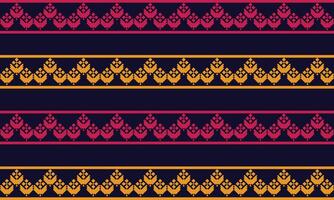 Elegant Textile Border with Floral Motif.Vintage Textile Border for Classic Designs.Colorful Textile Border with Geometric Patterns vector