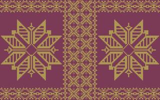 Elegant Textile Border with Floral Motif.Vintage Textile Border for Classic Designs.Colorful Textile Border with Geometric Patterns vector