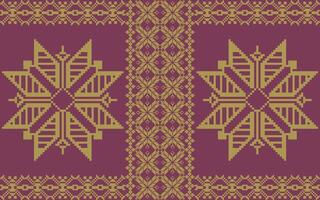 Elegant Textile Border with Floral Motif.Vintage Textile Border for Classic Designs.Colorful Textile Border with Geometric Patterns vector