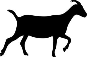 goat, in the art of silhouette images, vectors, illustrations vector