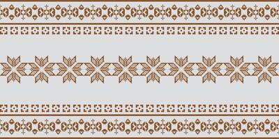 Elegant Textile Border with Floral Motif.Vintage Textile Border for Classic Designs.Colorful Textile Border with Geometric Patterns vector