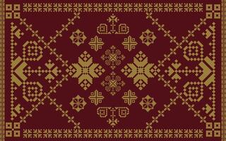 Elegant Textile Border with Floral Motif.Vintage Textile Border for Classic Designs.Colorful Textile Border with Geometric Patterns vector