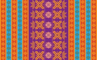 Elegant Textile Border with Floral Motif.Vintage Textile Border for Classic Designs.Colorful Textile Border with Geometric Patterns vector