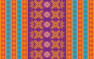 Elegant Textile Border with Floral Motif.Vintage Textile Border for Classic Designs.Colorful Textile Border with Geometric Patterns vector