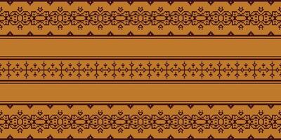 Elegant fabric borders and intricate textile patterns for fashion designs, adding sophistication to garments. Ideal for dressmaking and high-end apparel. vector