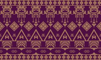 Elegant Textile Border with Floral Motif.Vintage Textile Border for Classic Designs.Colorful Textile Border with Geometric Patterns vector
