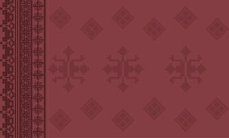 Elegant Textile Border with Floral Motif.Vintage Textile Border for Classic Designs.Colorful Textile Border with Geometric Patterns vector