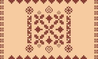 Elegant Textile Border with Floral Motif.Vintage Textile Border for Classic Designs.Colorful Textile Border with Geometric Patterns vector