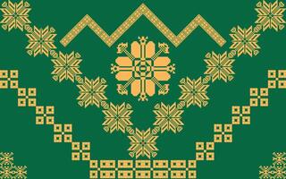 Elegant Textile Border with Floral Motif.Vintage Textile Border for Classic Designs.Colorful Textile Border with Geometric Patterns vector