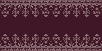 Elegant Textile Border with Floral Motif.Vintage Textile Border for Classic Designs.Colorful Textile Border with Geometric Patterns vector