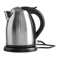 Stainless Steel Kettle on Transparent Background png