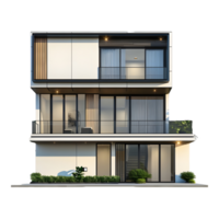 luxo residencial casa ou casa em transparente fundo png