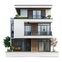 Luxury Residential House or Home on Transparent Background png