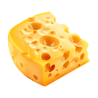 Jaune fromage sur transparent Contexte png