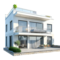 Luxury Residential House or Home on Transparent Background png