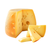 Yellow Cheese on Transparent Background png