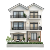 luxo residencial casa ou casa em transparente fundo png