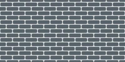 Brick wall seamless pattern. Simple endless architecture background. Gray geometric repeatable cement texture vector