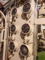 Penumatic indicators on the Indonesian Navy's Pasopati submarine, Indonesia, 17 April 2024. photo