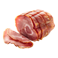 Sliced Ham on Transparent Background png