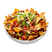 Mouthwatering Frito Chili in a Bowl on Transparent Background png