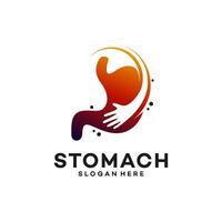 stomach care logo template illustration design vector