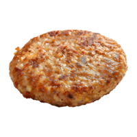 Grilled Burger Meat on Transparent Background png