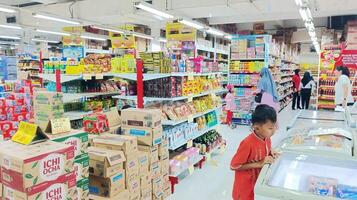 Semarang, Indonesia - May, 2024 - the atmosphere of the shopping area is quiet photo