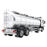 Weiß Öl Tanker LKW auf transparent Hintergrund png