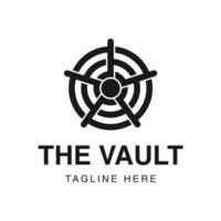 Illustration of Vault. Safe Illustration. Vault Lock . Perfect for logos, symbols and other graphics. vector