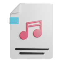 la musique fichier document png