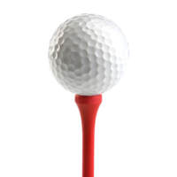 Golf Ball auf transparent Hintergrund png