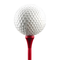 le golf Balle sur transparent Contexte png