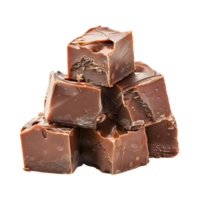 Chocolate Cubes Pile on Transparent Background png