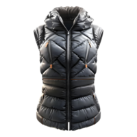 Winter Ladies Vest on Transparent Background png