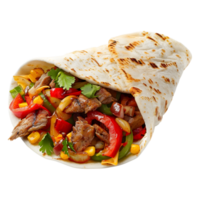 Mexican Fajita on Transparent Background png