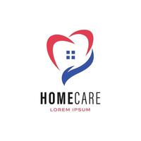 Home Care Logo Design Template Illustration vector