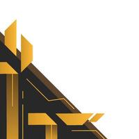 Modern Geometric Corner vector