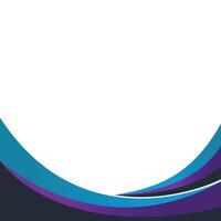 Gradient Wavy Footer vector