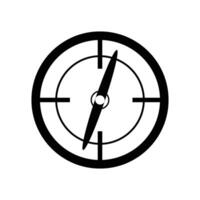 Travel Compass Line Icon vector