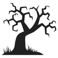 Halloween Tree Silhouette vector