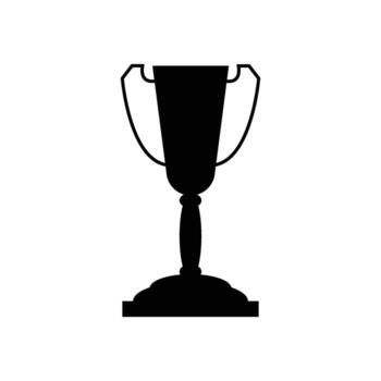 Flat Trophy Icon vector