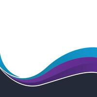 Gradient Wavy Footer vector