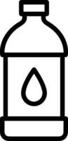 Bottle drink icon symbol image. Illustration of the drink water bottle glass design image vector