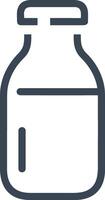 Bottle drink icon symbol image. Illustration of the drink water bottle glass design image vector