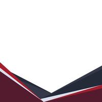 Modern Geometric Footer vector