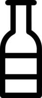 Bottle drink icon symbol image. Illustration of the drink water bottle glass design image vector