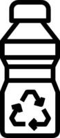 Bottle drink icon symbol image. Illustration of the drink water bottle glass design image vector