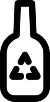 Bottle drink icon symbol image. Illustration of the drink water bottle glass design image vector