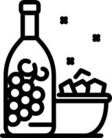 Bottle drink icon symbol image. Illustration of the drink water bottle glass design image vector